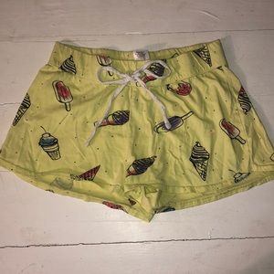 Ice cream sleep shorts